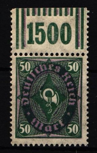 Deutsches Reich 209 W OR postfrisch 1/4/1 -2/9/2 #IL927