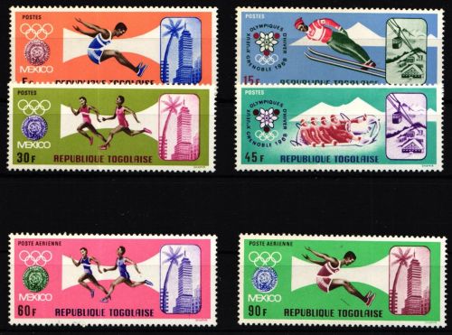 Togo 626-631 postfrisch Olympische Spiele #IR587