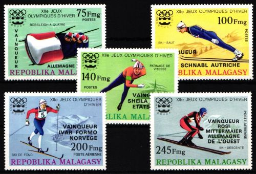 Madagaskar 767-771 postfrisch Olympische Spiele #IR625