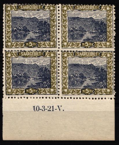 Saargebiet 53 BR postfrisch 10-3-21-V #IR731