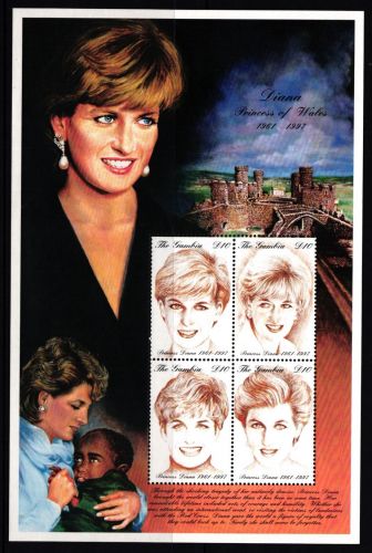 Gambia 2970-2973 postfrisch Königshaus #II650