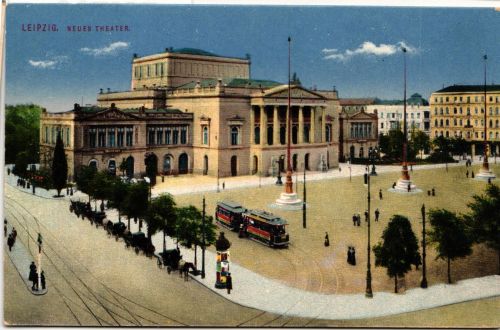 AK Leipzig Neues Theater ungebraucht #PM799