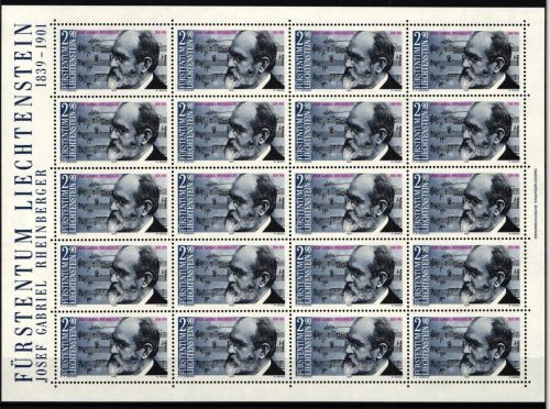 Liechtenstein 963 postfrisch Kleinbogen #IH935
