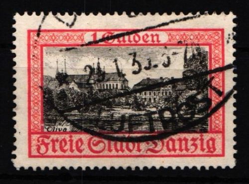 Danzig 297 gestempelt