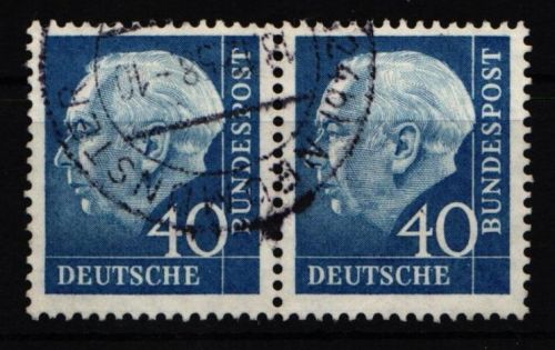 BRD Bund 260x gestempelt als waagerechtes Paar ungefaltet #IX838