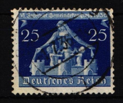 Deutsches Reich 620 I gestempelt Plattenfehler #IX862