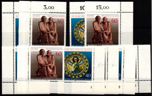 Berlin 625-626 postfrisch Ecke 1-4, FN 1-2 #IZ431