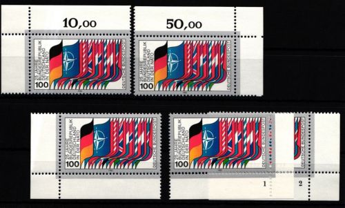 BRD 1034 postfrisch Ecke 1-4, FN 1-2 #IZ669