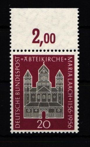 BRD Bund 238 postfrisch mit Oberrand #IY666