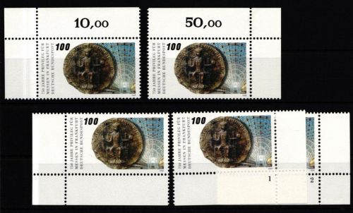 BRD 1452 postfrisch Ecke 1-4, FN 1-2 #IZ841