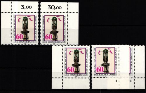 BRD 1064 postfrisch Ecke 1-4, FN 1-2 #IZ939