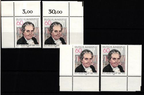 BRD 1082 postfrisch Ecke 1-4, FN 0 #IZ942