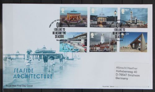 Großbritannien 3637-3642 gestempelt als FDC #JC839