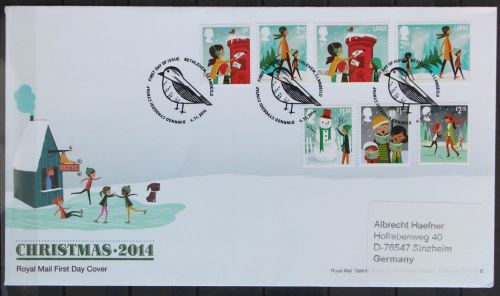Großbritannien 3655-3661 gestempelt als FDC #JC843