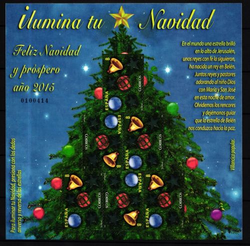 Spanien 4930 postfrisch Kleinbogen / Weihnachten #II179