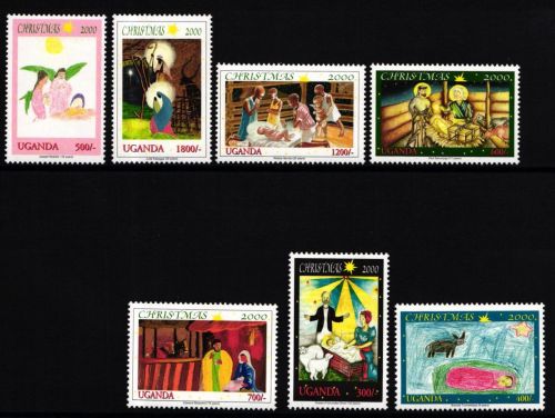 Uganda 2319-2325 postfrisch Weihnachten #II193