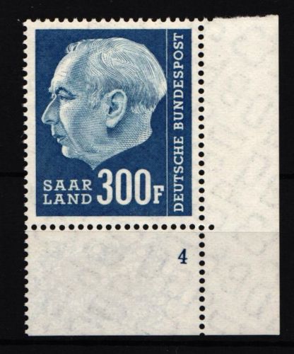 Saarland 428 postfrisch Formnummer 4 #IY382