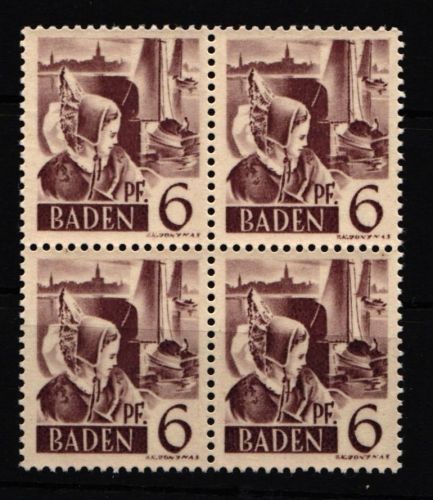 Französische Zone Baden 15 G postfrisch