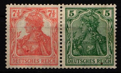 Deutsches Reich Zd W6 mit Falz #JD819
