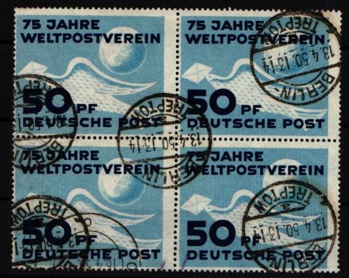 DDR 242 gestempelt 4er Block #JE036