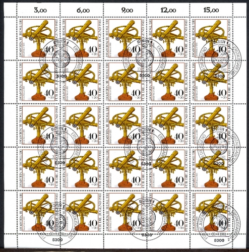 Bund 25er Bogen 1090 Formnummer 2 Ersttagssonderstempel #KB214