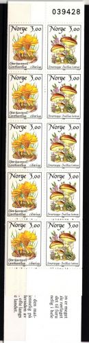 Norwegen Markenheftchen 13 mit 1012-1013 postfrisch Pilze #JB249