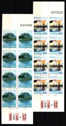 Norwegen 2 Markenheftche mit 1176-1177 postfrisch Tourismus #JB256
