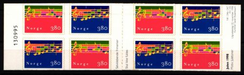 Norwegen Markenheftchen mit 1297-1298 postfrisch Weihnachten #JB262