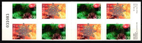 Norwegen Markenheftchen mit 1450-1451 postfrisch Weihnachten #JB281