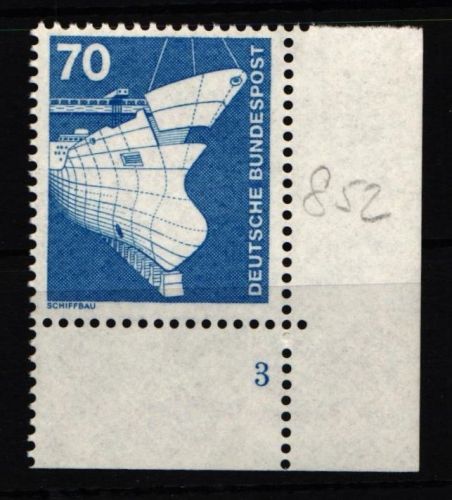 BRD Bund 852 FN postfrisch Formnummer 3 #JF415