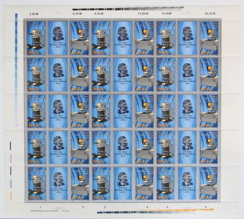 DDR 3252-3253 postfrisch Bogen ungefaltet #JE424