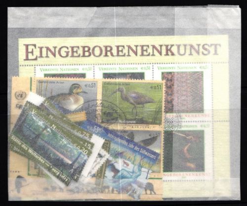 UNO Wien Jahrgang 2003 gestempelt mit Ersttagsstempel #IG930