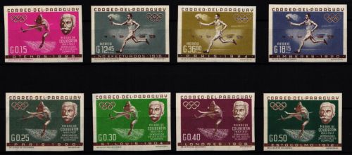 Paraguay 1168-1175 B postfrisch Olympische Spiele #JA167