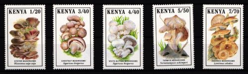 Kenia 486-490 postfrisch Pilze #JA630