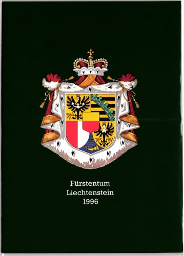 Liechtenstein Jahresmappe Jahrgang 1996 mit 1124-1144 postfrisch #JI099