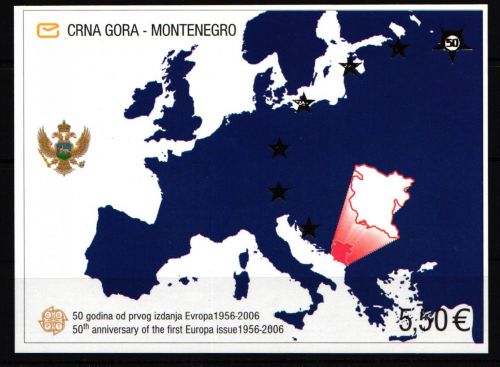 Montenegro Block 2 postfrisch