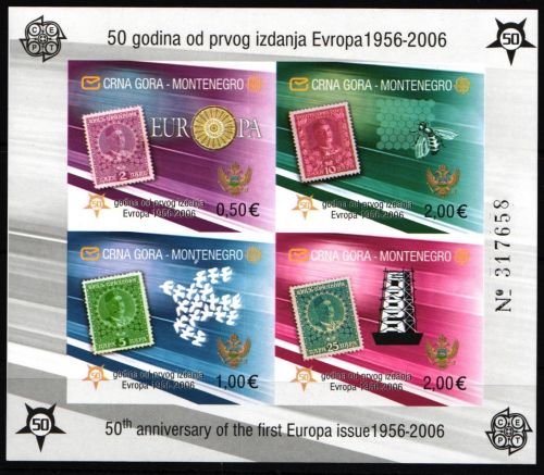 Montenegro Block 2 B postfrisch