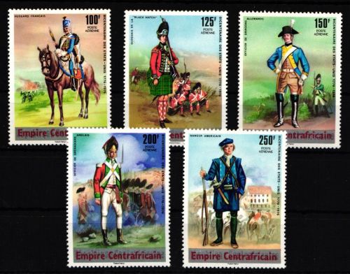 Zentralafrikanische Republik 407-411 postfrisch #JJ045