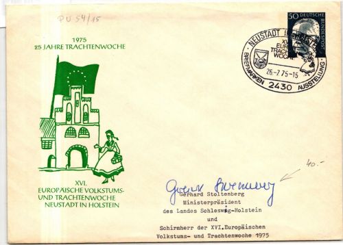 BRD Bund PU 54/15 als Ganzsache Privatganzsache #JG231