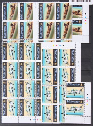 Gibraltar 22x 1644-1647 postfrisch ca. 240,- Euro Katalog mit 85 GIP #JF834