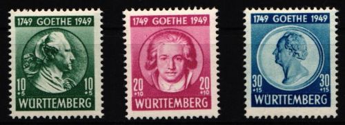Französische Zone Württemberg 44-46 postfrisch #JL567