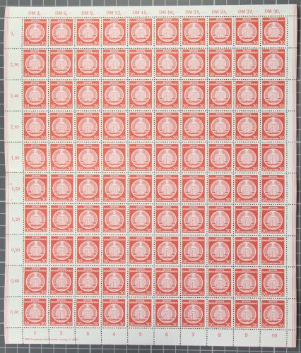 DDR Dienstmarken 11 XI postfrisch