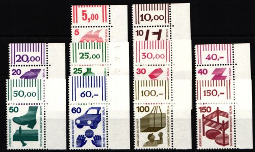 Berlin 402-411 postfrisch Ecke oben rechts #JL816