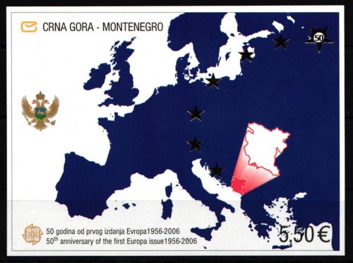 Montenegro Block 3 postfrisch Cept #JG847