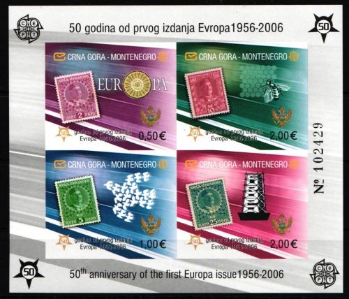 Montenegro Block 2B postfrisch Cept #JG849