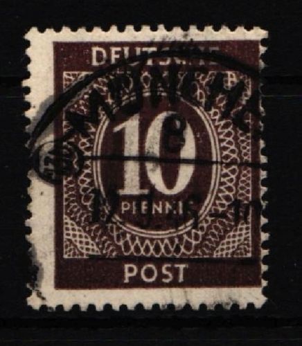 Alliierte Besetzung 918d gestempelt