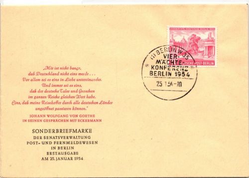 Berlin 116 als Ersttagsbrief #JN209