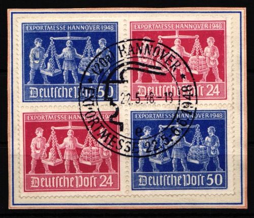 Alliierte Besetzung V Zd 1 gestempelt mit Sonderstempel #JN517