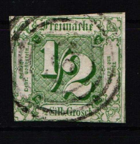 Thurn & Taxis 14 gestempelt