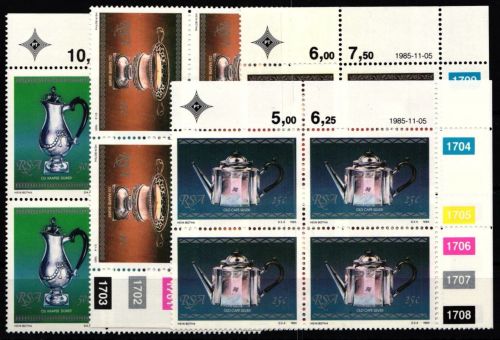 Südafrika 678-681 postfrisch als Viererblock mit Eckrand #JO469